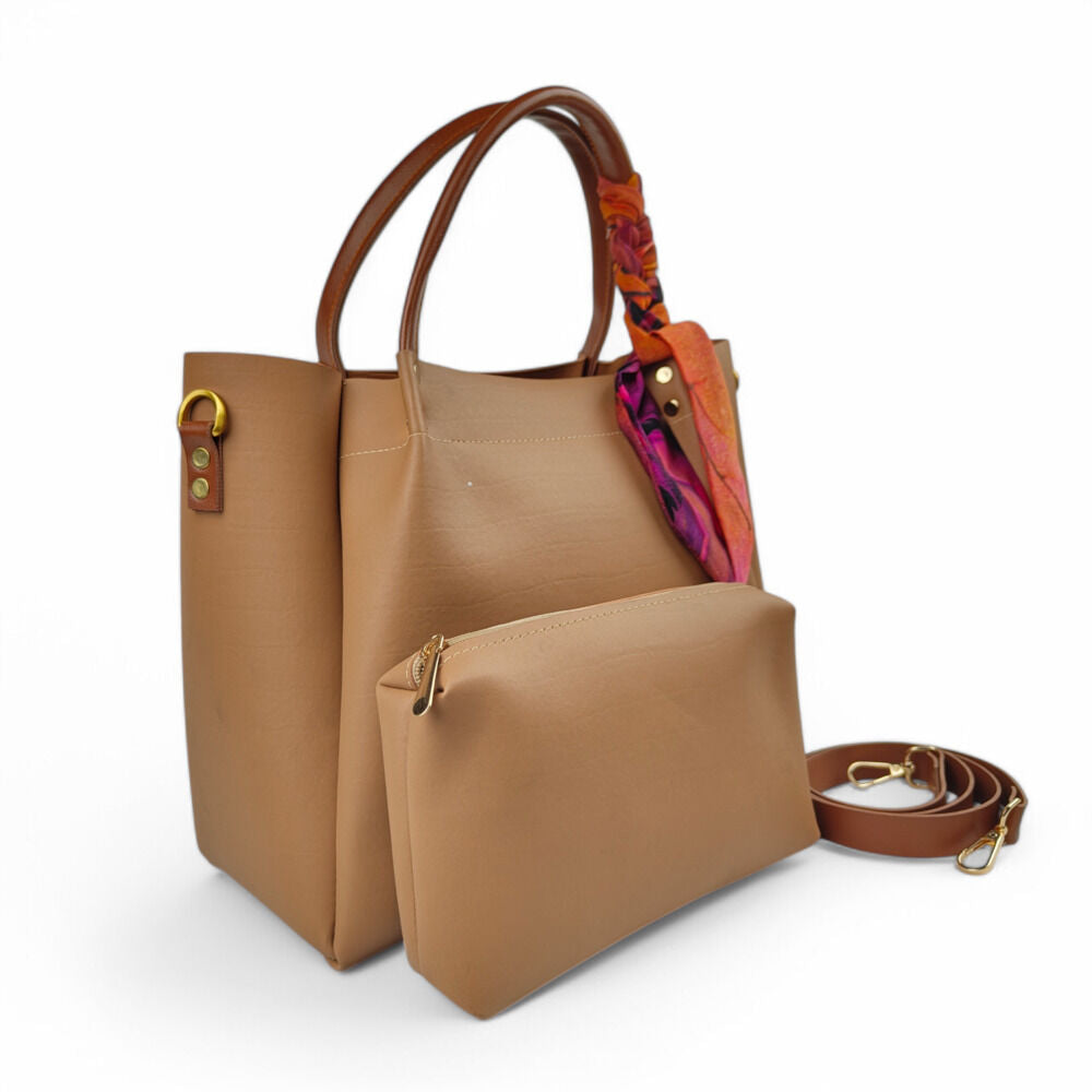 Diva Drape Brown HandBag