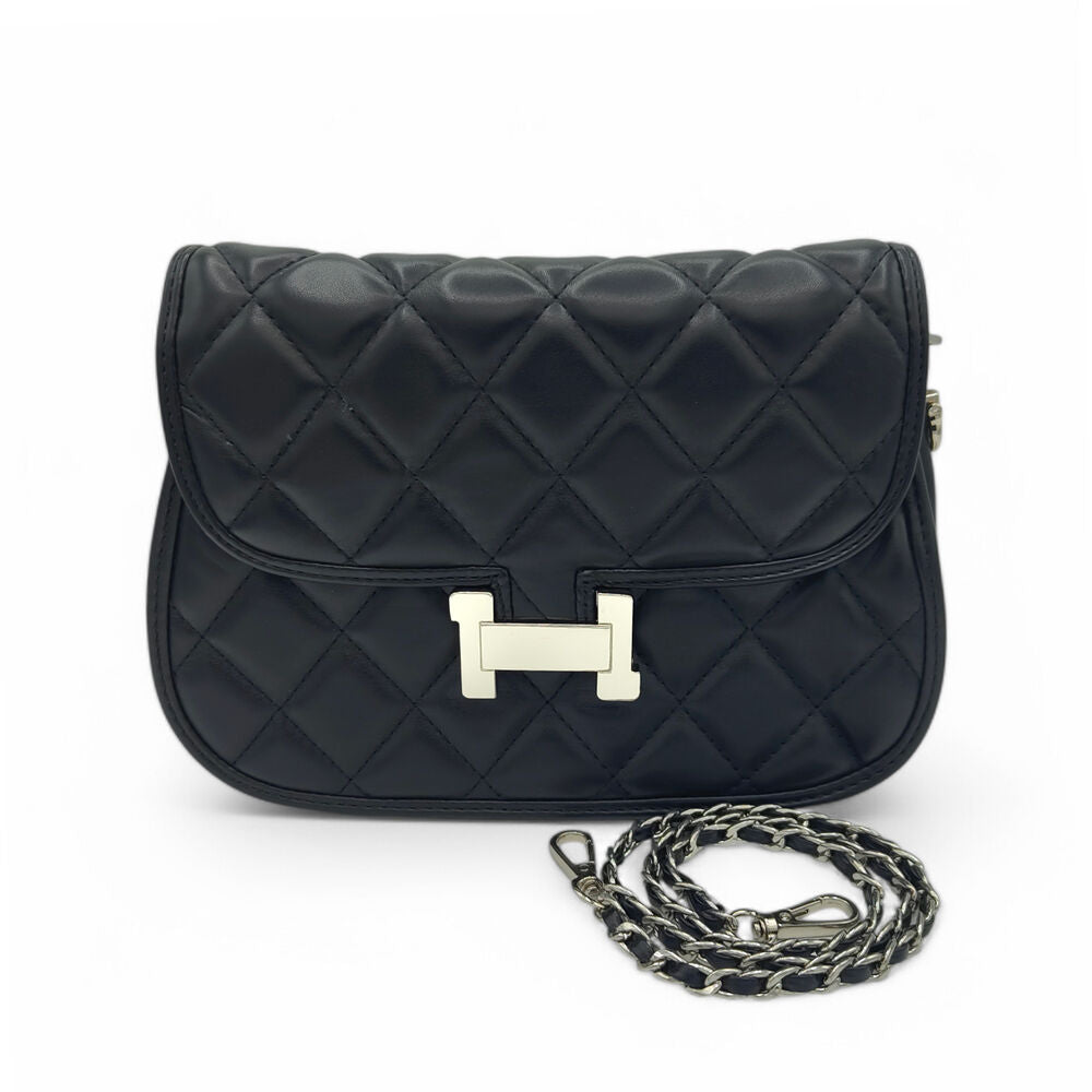 Yester Glam Imported Black HandBag
