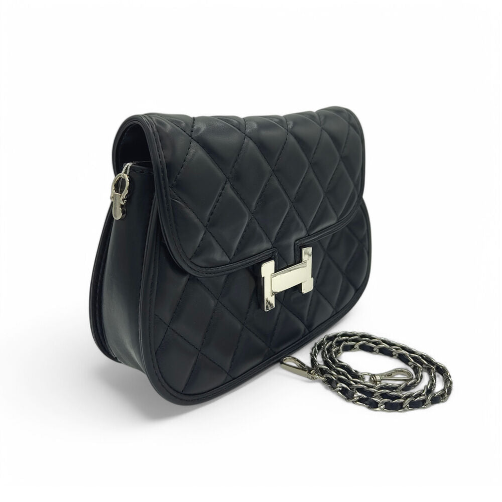 Yester Glam Imported Black HandBag