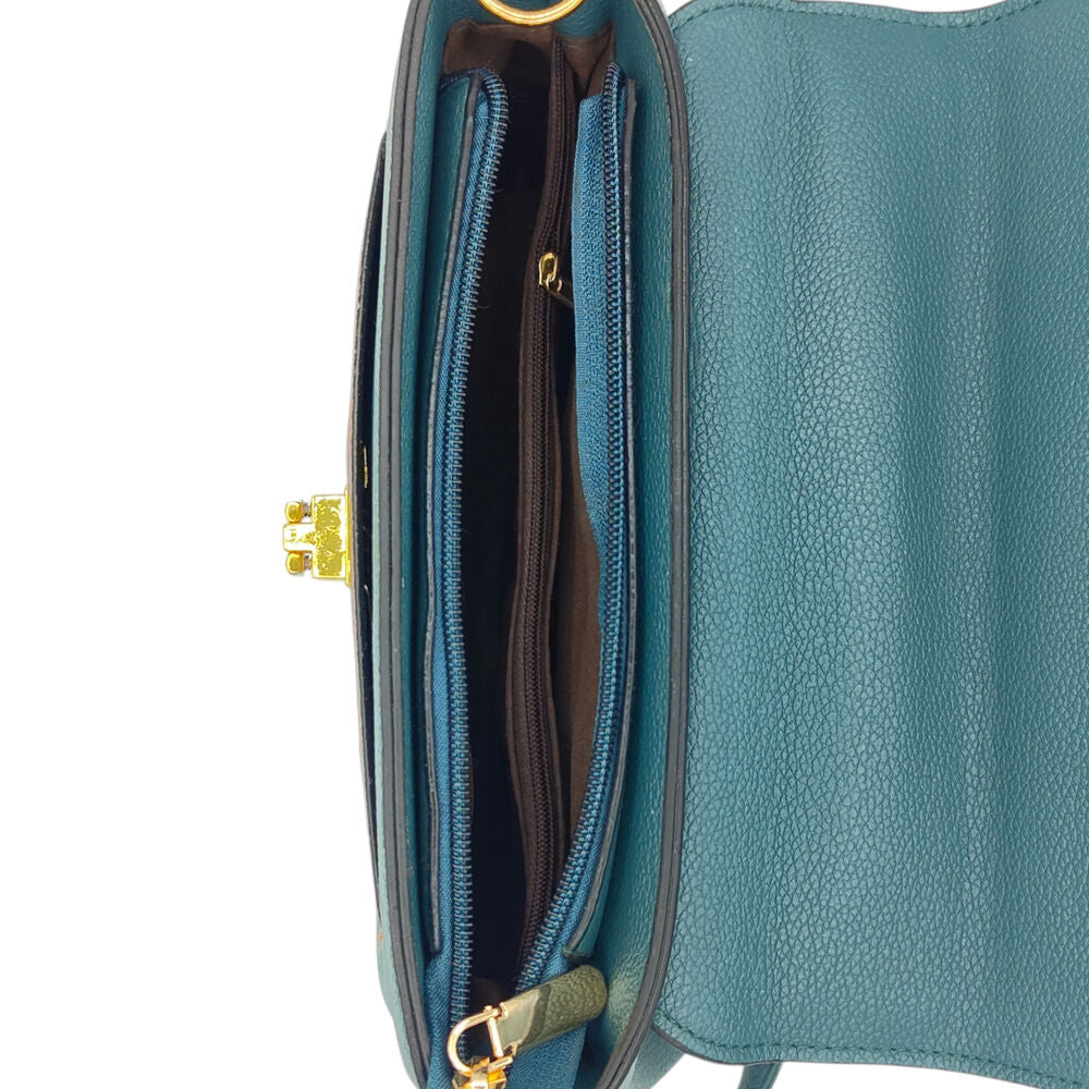 Noir Edge Imported Green HandBag