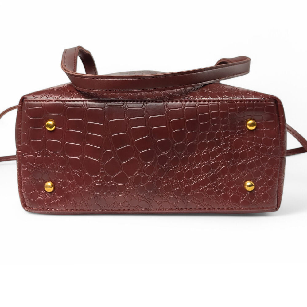 Classic Aura Maroon Tote Bag