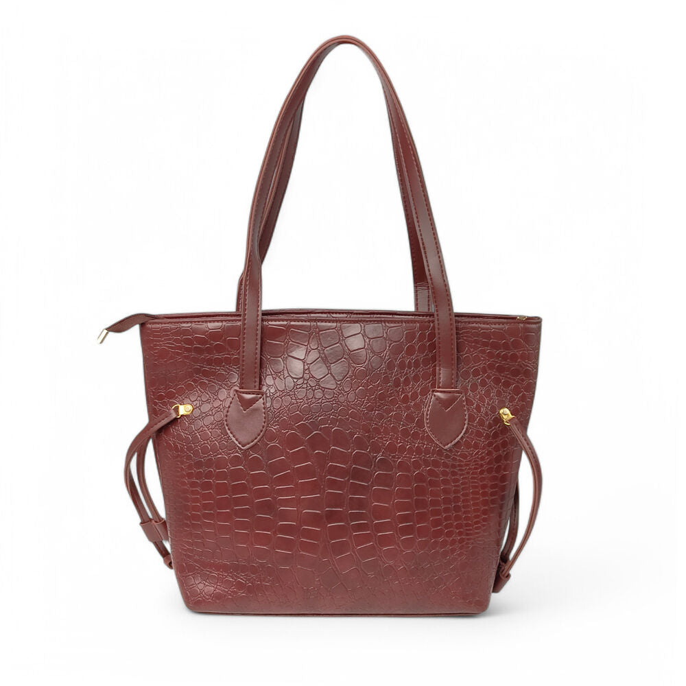 Classic Aura Maroon Tote Bag