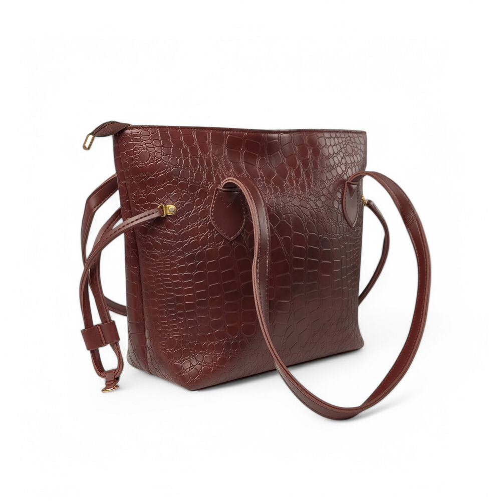 Classic Aura Maroon Tote Bag