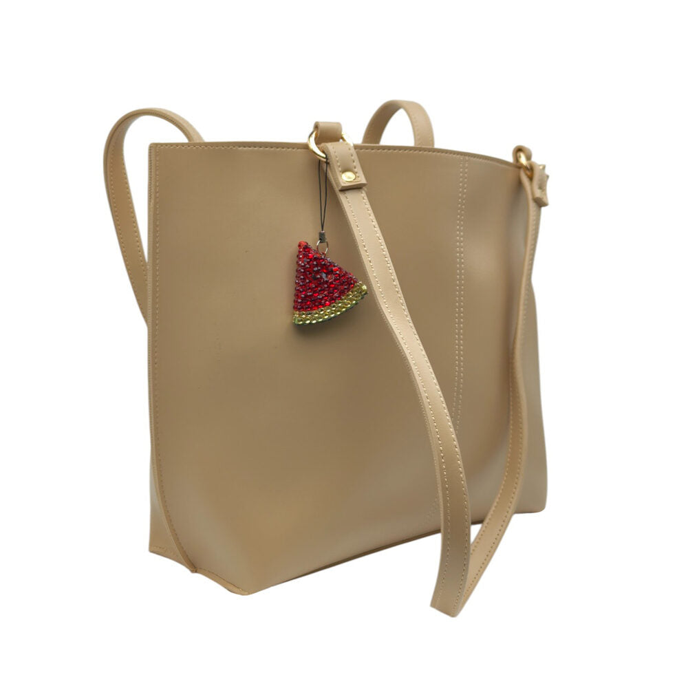 Purely Posh Beige Tote Bag