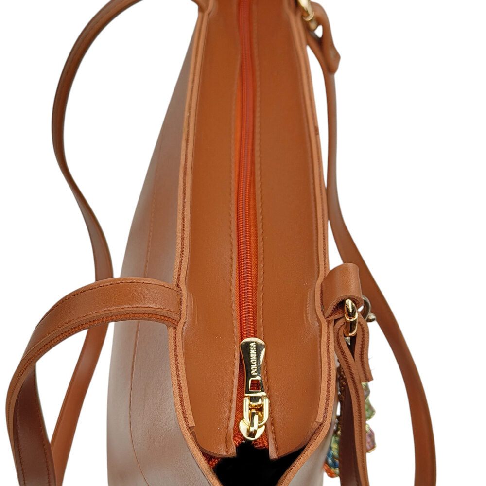 Purely Posh Brown Tote Bag