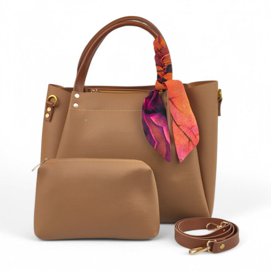 Diva Drape Brown HandBag