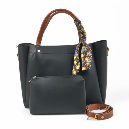 Diva Drape Black HandBag