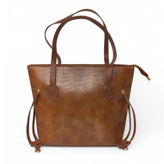 Classic Aura Brown Tote Bag