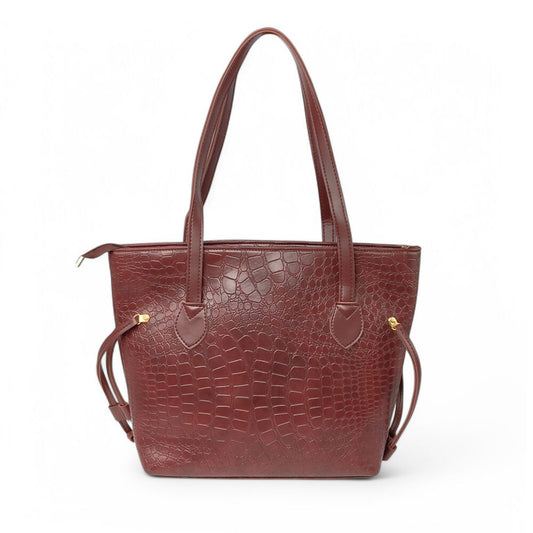 Classic Aura Maroon Tote Bag