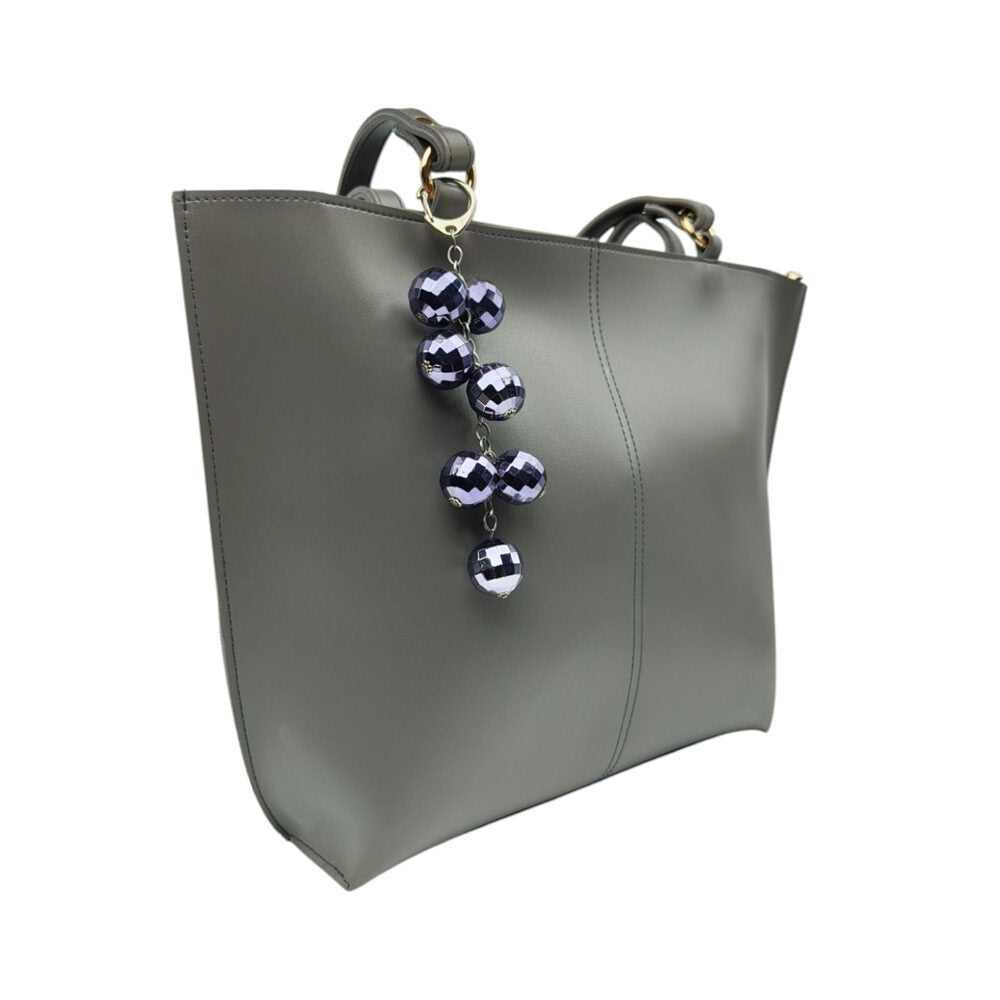 Purely Posh Gray Tote Bag