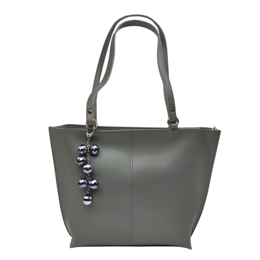 Purely Posh Gray Tote Bag
