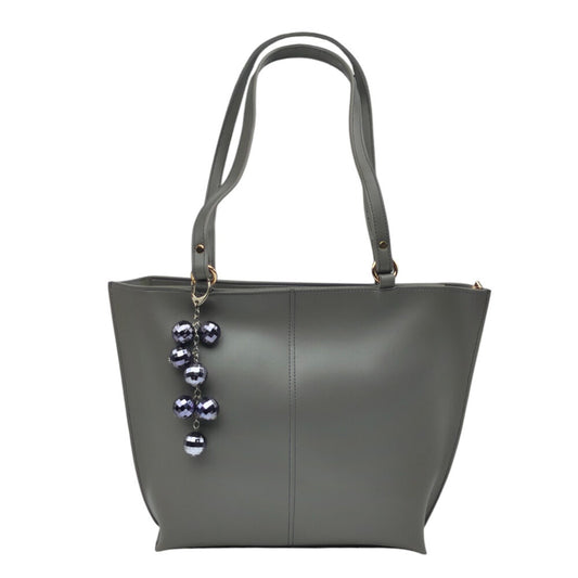 Purely Posh Gray Tote Bag