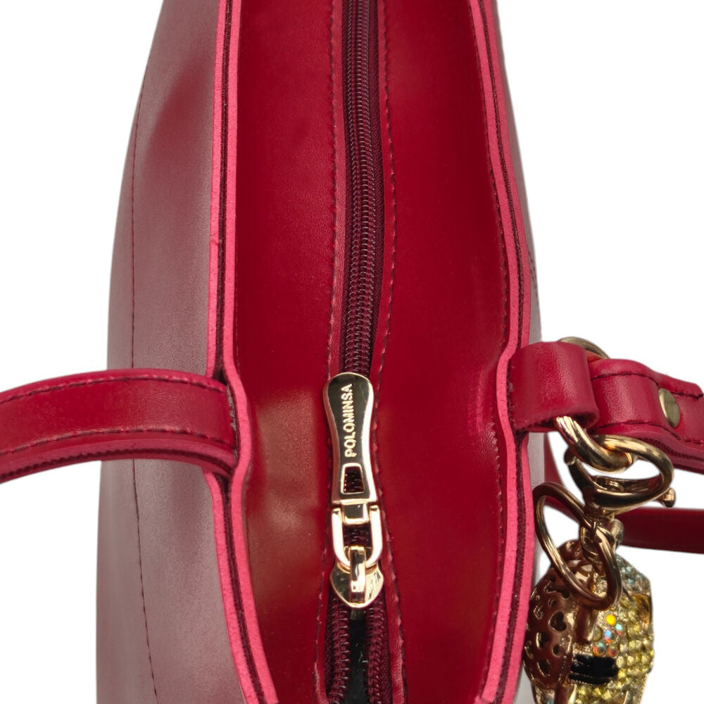 Purely Posh Maroon Tote Bag