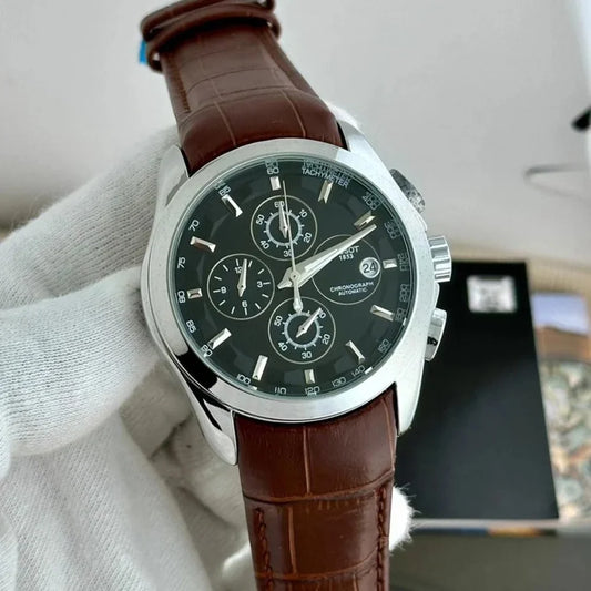 Tissot Watch Black/Silver Chrono