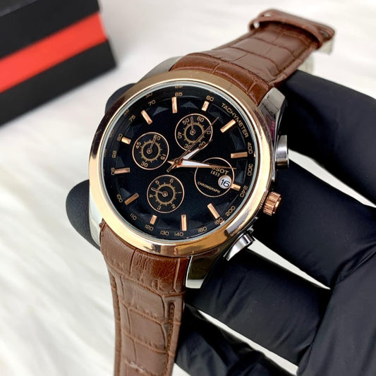Tissot Watch Black/Gold Chrono