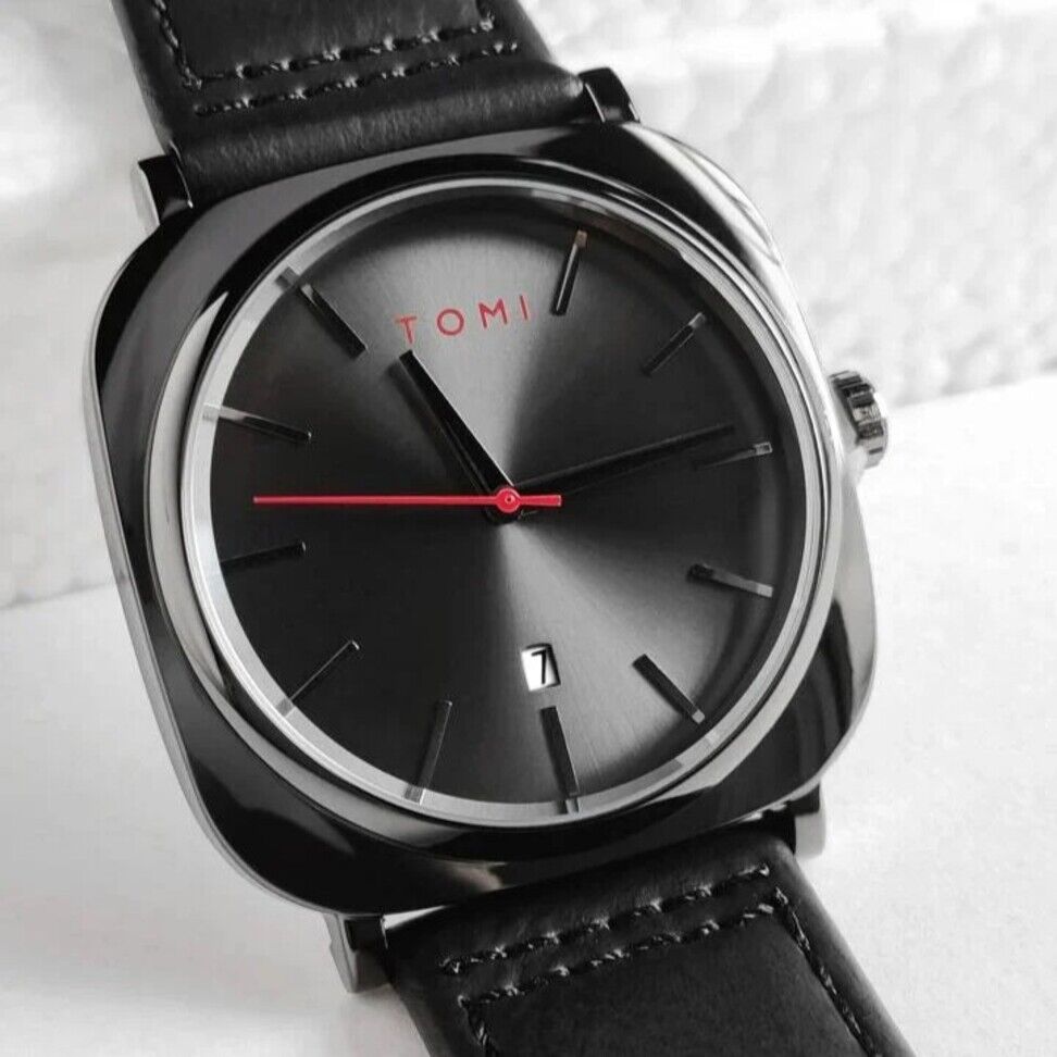 Tomi Watch Black T-084