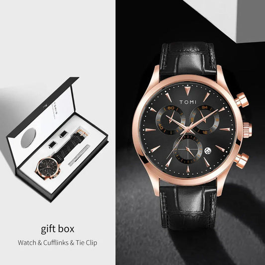 Tomi Watch T-602  Black Gold